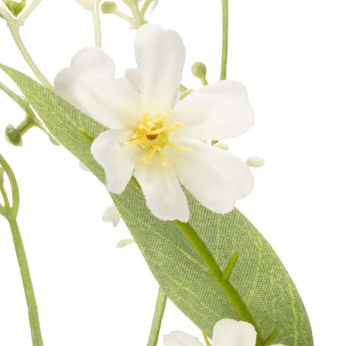 Prodotto Ramo decorativo di fiori di melo come fiore artificiale per accenti luminosi nel soggiorno, crema, 108 cm, 2 pezzi