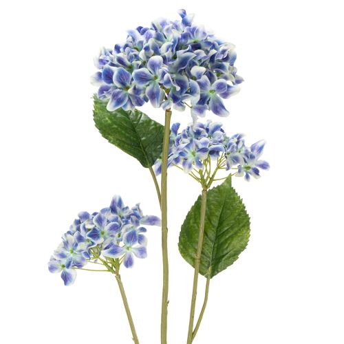 Prodotto Ramo fiorito di ortensia per una decorazione elegante della casa, 80 cm, 2 pezzi