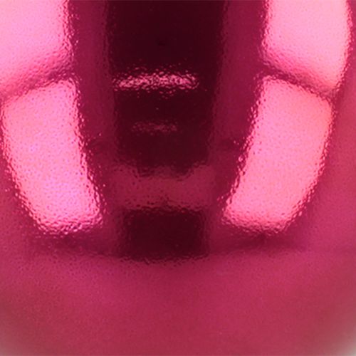 Prodotto Palla di Natale in plastica grande per albero di Natale rosa Ø14cm