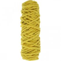 Prodotto Corda in feltro lana di pecora filo di iuta giallo L20m