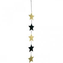 Prodotto Ciondolo stella decorazione natalizia oro nero 5 stelle 78cm