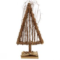 Prodotto Decorazione per albero di Natale in legno decorazione in legno rami naturali di vite 25x10x50 cm