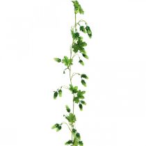 Prodotto Ghirlanda di luppolo, decorazione da giardino, pianta artificiale, verde estivo 185 cm