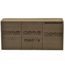 Prodotto Oasis NatureSource Maxlife Floral Foam Brick Marrone 23×11×7.5 cm 1 pz