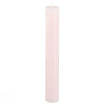 Prodotto Candele coniche rosa chiaro candele tinta unita rosa 34x240mm 4 pz