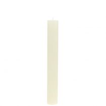 Prodotto Candele coniche crema tinta unita 34 mm x 240 mm 4 pezzi