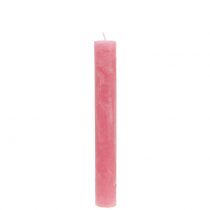 Prodotto Candele coniche tinte di rosa 34 mm x 240 mm 4 pezzi