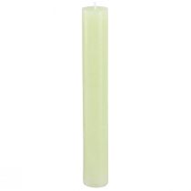 Prodotto Candele da tavolo candele verde lime tinta unita 34x240mm 4 pz