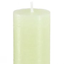 Prodotto Candele da tavolo candele verde lime tinta unita 34x240mm 4 pz