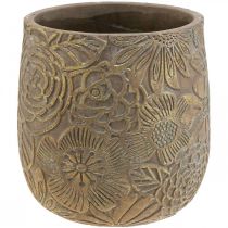 Prodotto Fioriera fiori d&#39;oro vaso da fiori in ceramica Ø21cm H22.5cm
