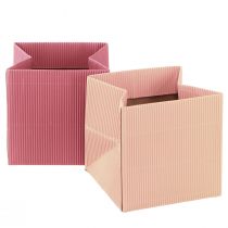 Prodotto Busta per fiori Busta di carta con pellicola rosa salmone 10,5 cm 6 pz