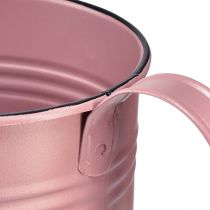 Prodotto Annaffiatoio decorativo fioriera in metallo rosa Ø13,5 cm H12,5 cm
