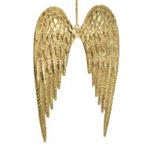 Prodotto Ali d&#39;angelo per appendere ali di metallo oro 12×19 cm 2pz