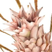 Prodotto Fiore artificiale esotico rosa grande fiore di ananas 74 cm