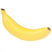 Decorazione di banana artificiale frutta artificiale gialla come vera 18 cm