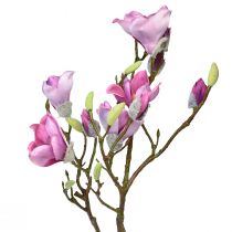 Prodotto Ramo di magnolia fiore artificiale, rosa magnolia 92 cm