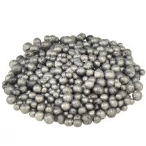 Prodotto Perline decorative metalliche Granuli decorativi antracite rotondi 4-8mm 1l