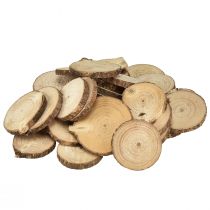 Mini dischi di legno decorativi per alberi naturali Ø3-6cm 600g