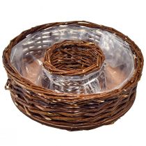 Prodotto Anelli per piante di salice naturale in due misure - 32 cm e 25 cm - Ideali per apparecchiare la tavola - Set di 2