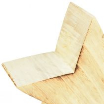 Prodotto Stella decorativa rustica in legno - aspetto legno naturale, 20x7 cm - decorazione versatile per la stanza