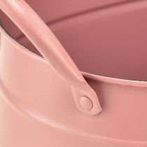 Prodotto Fioriera in metallo ovale portavasi rosa 24/21/18 cm set da 3 pezzi