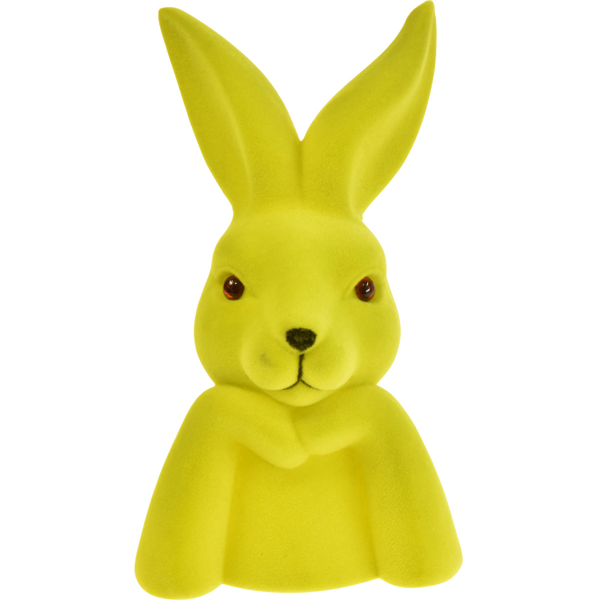 Coniglietto pensante Busto di coniglietto pasquale giallo  verde 16,5×13×27 cm-16013