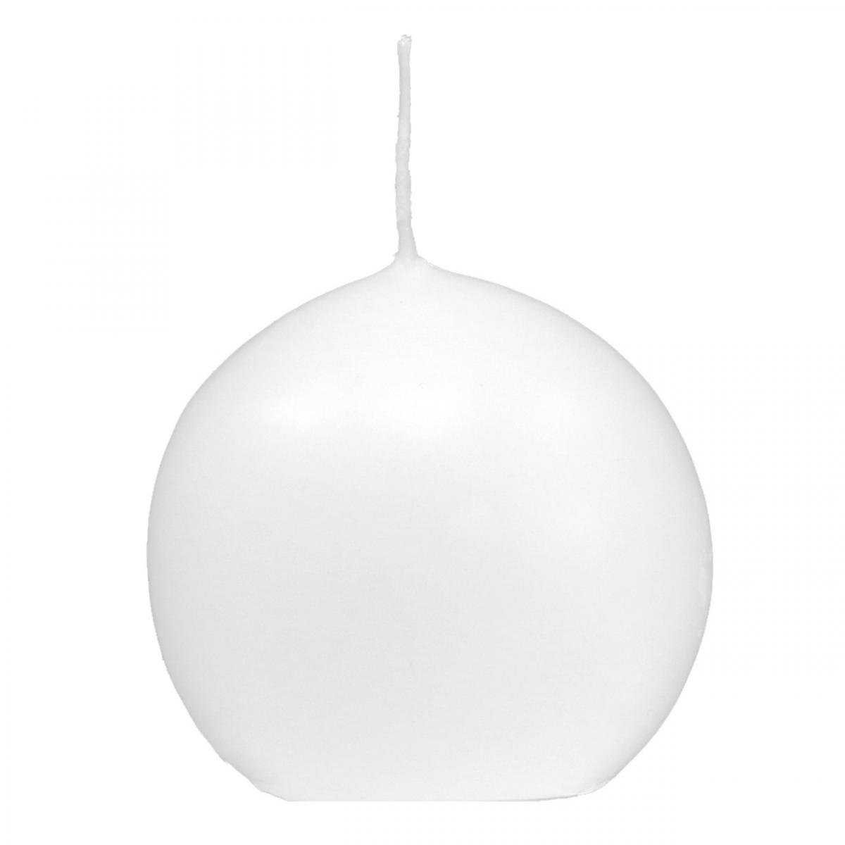 Candele decorative candele a sfera bianche Candele  dell'Avvento Ø60mm 16 pezzi-206015-004