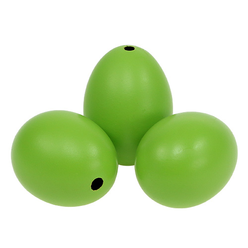 Uova di gallina 5,5cm - 7cm Verde 10pz-83766