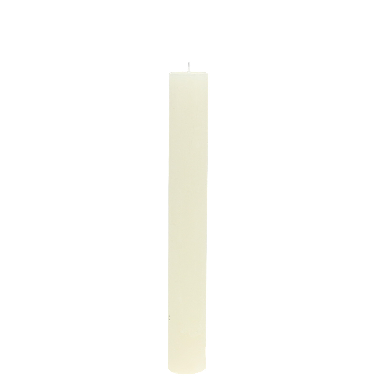 Candele stick color crema 34mm x 240mm 4pz