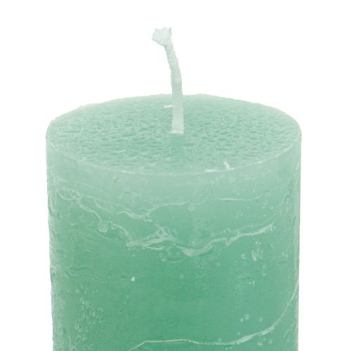 Candela a pilastro ricciolo, Verde/Marrone/Beige, Colori della terra,  Colori della foresta, Candela decorativa, Candela regalo, Candela  artistica, Decorazione per la casa -  Italia