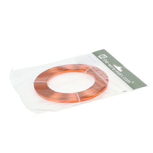 Prodotto Filo piatto in alluminio Arancio 5mm 10m