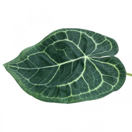 Prodotto Foglie di Anthurium Artificiale Pianta Finta Verde 96cm