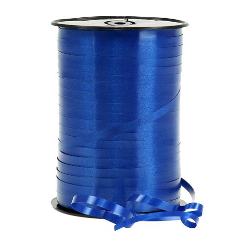 Floristik24 Nastro per arricciare blu 4,8 mm 500 m