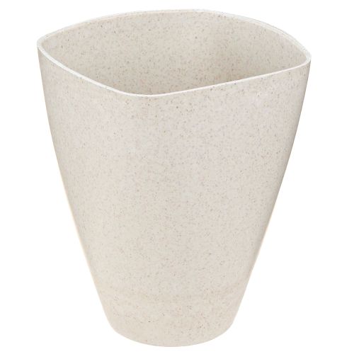 Prodotto Vaso per orchidee vaso da fiori in plastica beige screziato 13,5x13 cm H16,5 cm 4 pezzi