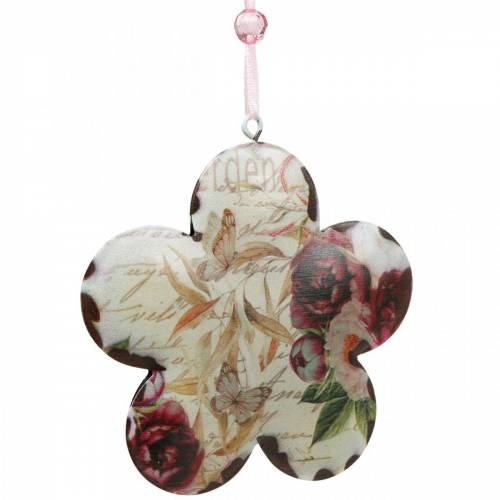 Prodotto Fiore decorativo per appendere peonie decorazione a molla in metallo nostalgico 4 pezzi