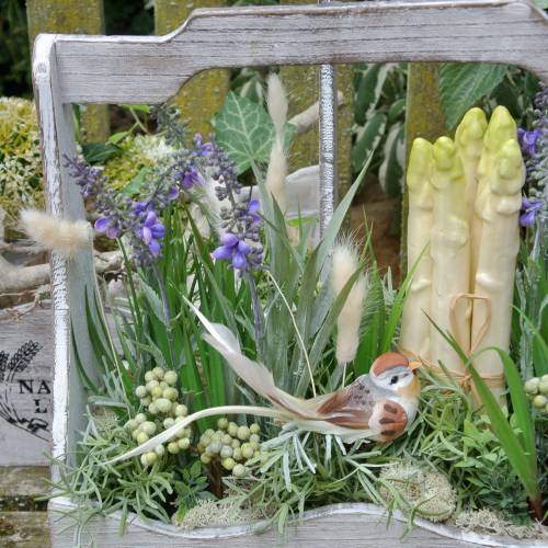 Prodotto Pianta decorativa di lavanda, vaso di lavanda mediterranea, fiore artificiale viola