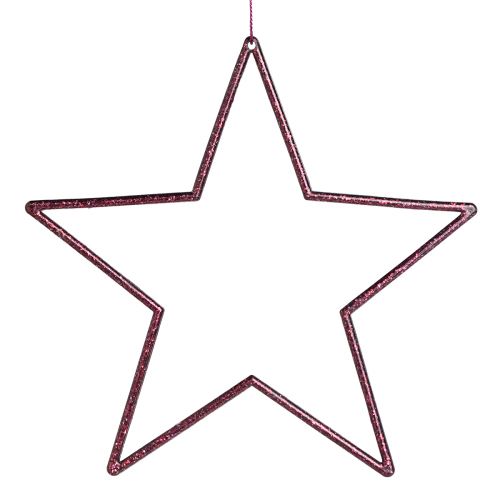 Floristik24 Deco Star Berry Decorazione natalizia da appendere Ø18cm 8 pz