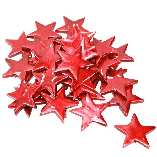 Prodotto Stelle decorative rosse metallizzate decorazione a dispersione – 2a scelta – Ø5cm 36 pz