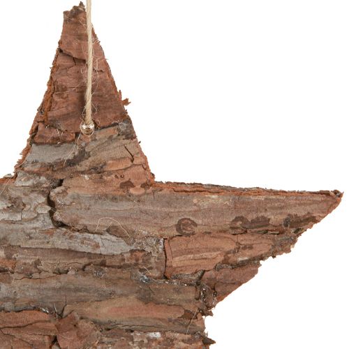 Prodotto Stelle decorative da appendere Stelle di pino naturale 15 cm 4 pz