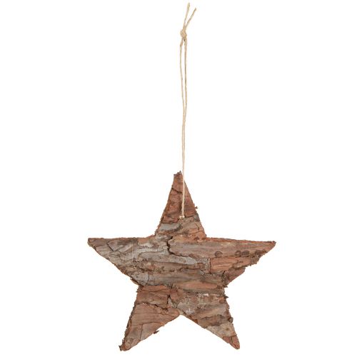 Prodotto Stelle decorative da appendere Stelle di pino naturale 15 cm 4 pz