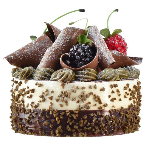 Prodotto Torta decorativa al cioccolato, base artificiale per torta Ø10 cm