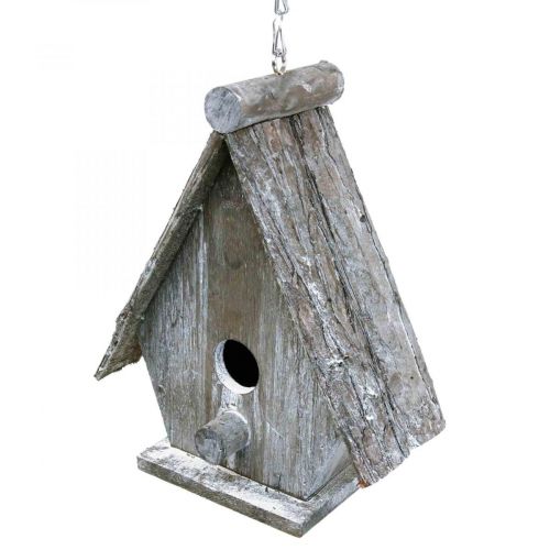 Prodotto Casetta per uccelli decorativa da appendere Birdhouse Deco Grey H22cm