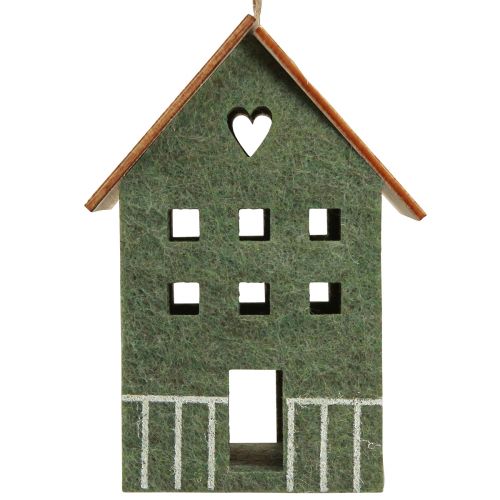 Prodotto Appendiabiti decorativo in feltro decorazione casa verde naturale 6 cmx8 cmx11 cm 4 pz