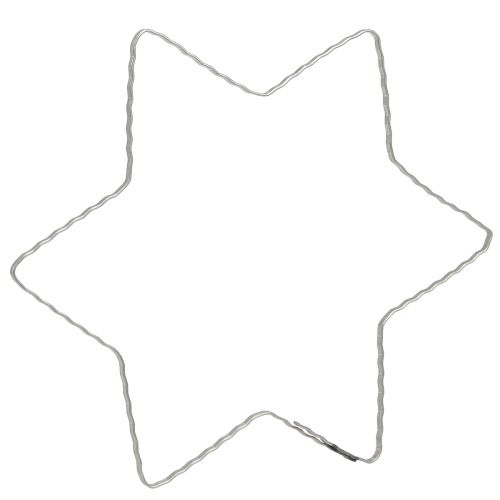 Prodotto Anello onda stella in filo stelle per ghirlanda natalizia 20 cm 10 pz