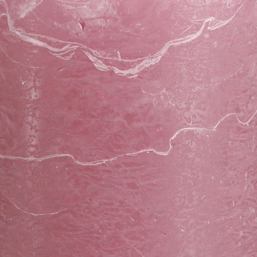 Prodotto Candele a colonna tinta unita rosa rosa antico 70x100mm 4 pz