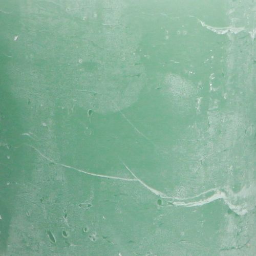 Prodotto Candele in tinta unita Candele a colonna in giada verde 70×80 mm 4 pz