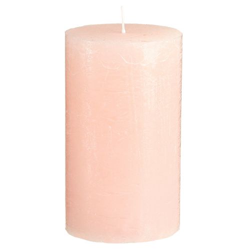 Candele in tinta unita rosa candele a colonna rosa chiaro 70×120 mm 4 pz