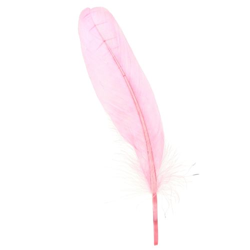 Piume per l&#39;artigianato Piume d&#39;oca rosa 18 cm - 20 cm 20 g x 2 pezzi