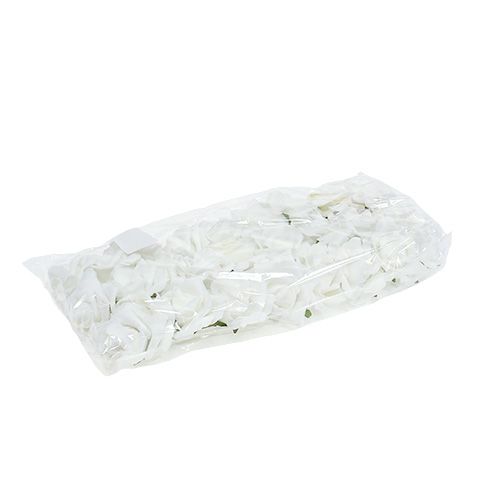 Prodotto Rosa in schiuma Ø6cm bianco 27 pz