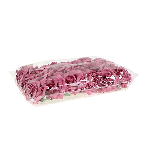 Prodotto Rosa in schiuma Ø7,5 cm rosa 18 pz